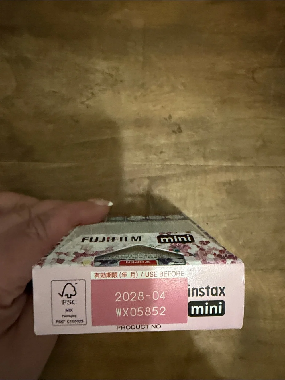 Fujifilm Instax Mini Confetti Instant Film - Pink Floral Frames